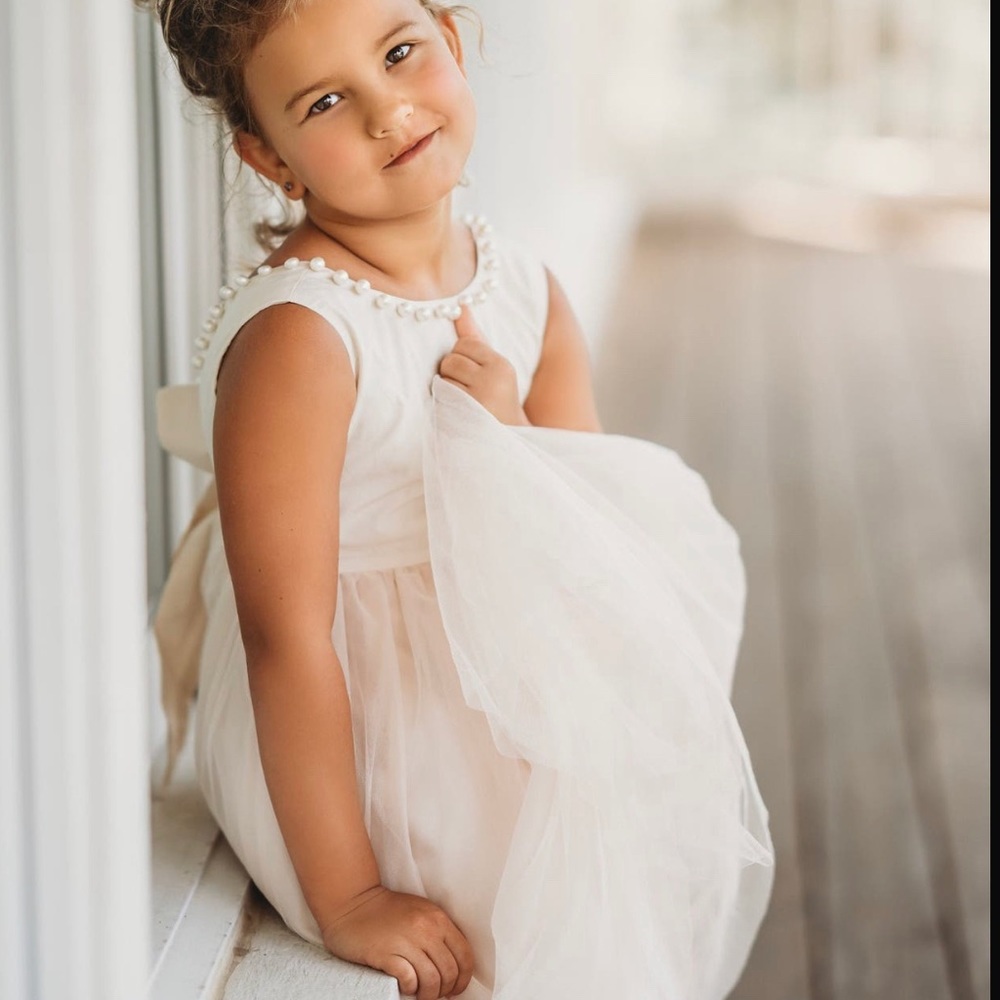 White Tulle Dress
